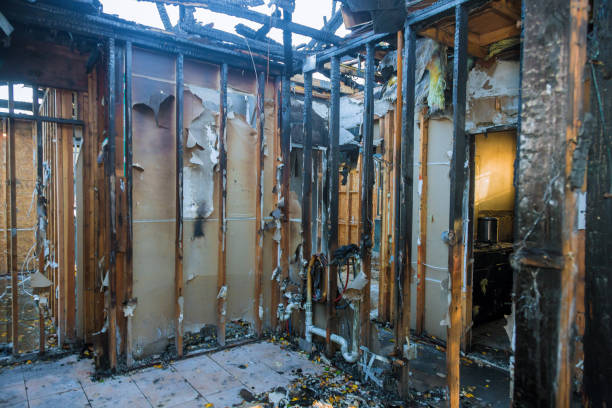 Professional Soot Cleanup technician working in Nottingham, MD